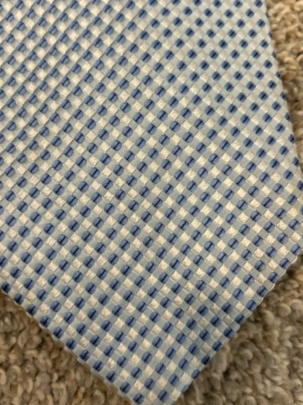 Banana Republic Light Blue Microdot Silk Tie